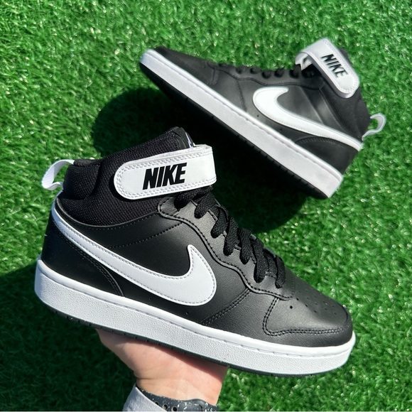 Nike Shoes - Nike Court Borough 2 Mid Black / White